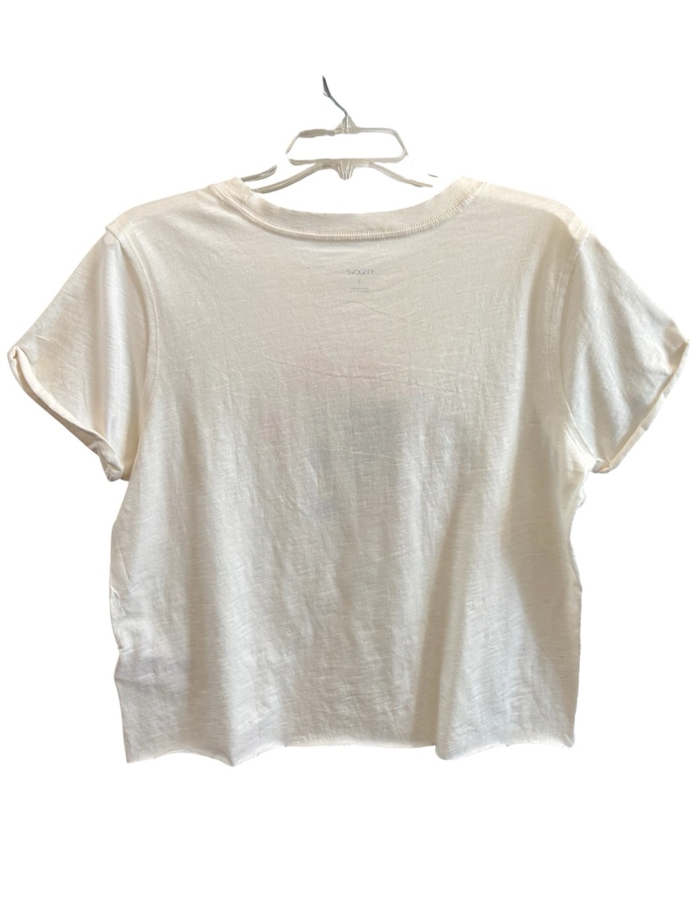 Maeve/Anthropologie The Caitlin Boxy Tee in Neutral Pattern. NWT - Picture 5 of 13